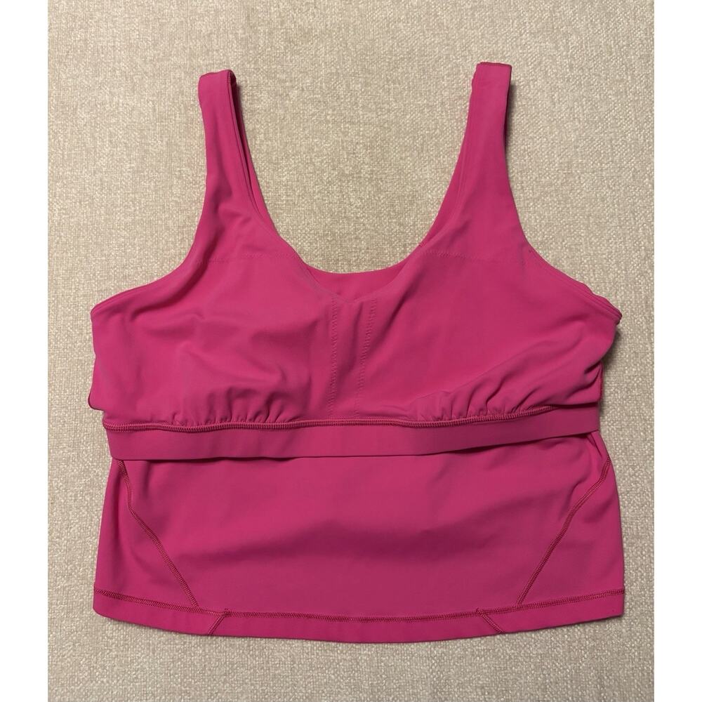 Lululemon Align Tank Top Women’s size 16 Pink W1DUDS *No Pads - Picture 7 of 8